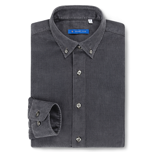 In the fifth season, Japanese casual cotton cotton cotton core shirt men's long -sleeved youth full cotton retro solid color slimming shirt